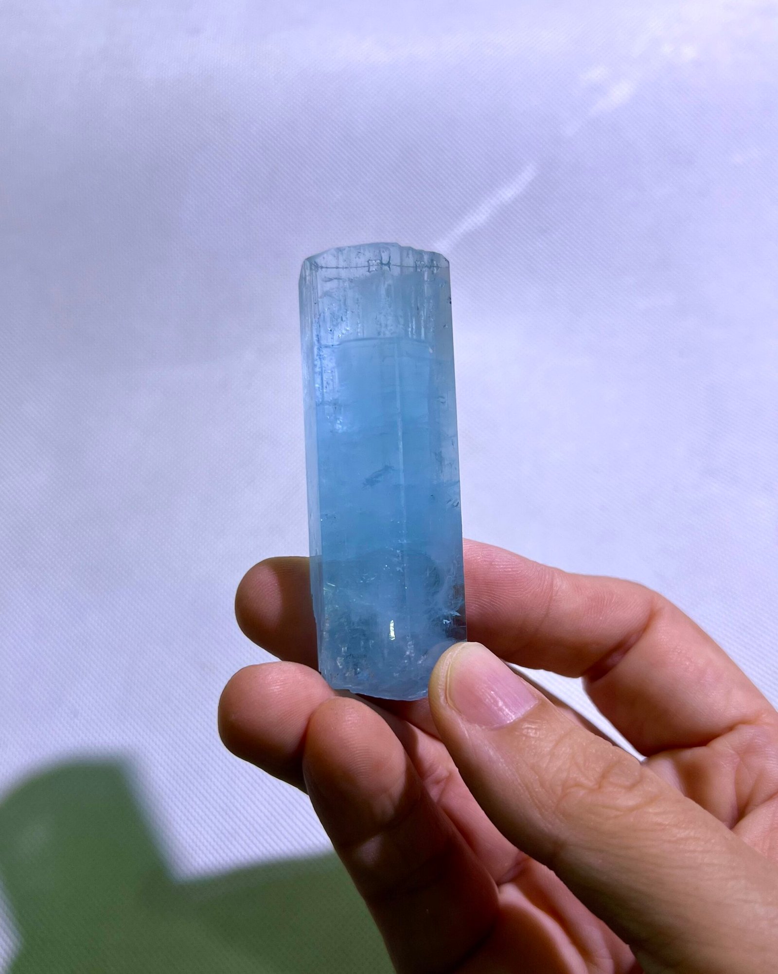 Museum Grade Shigar Aquamarine — Secondary Crystallization