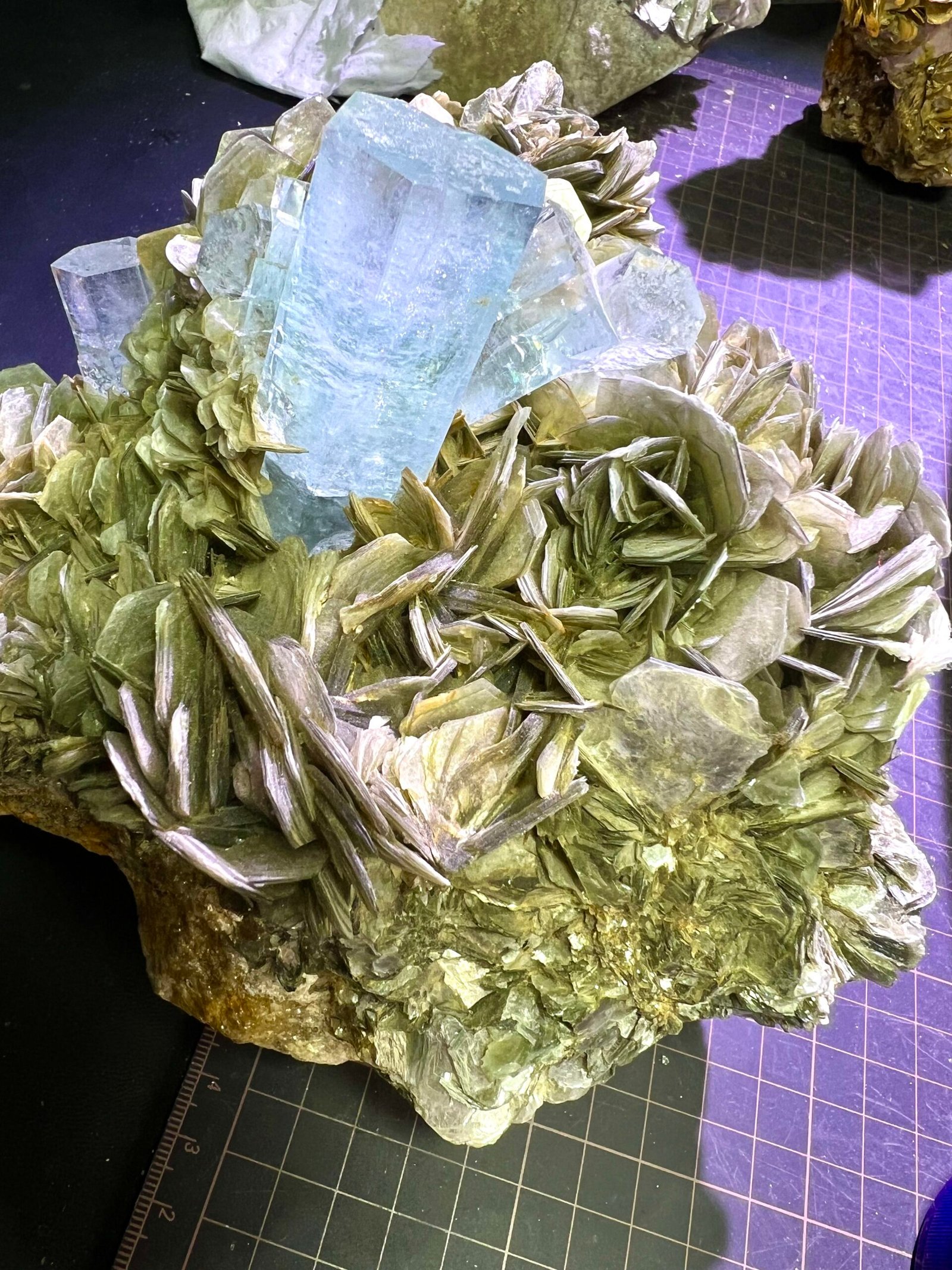 Rare Aquamarine Specimen - Nagar Mine - 图片 3