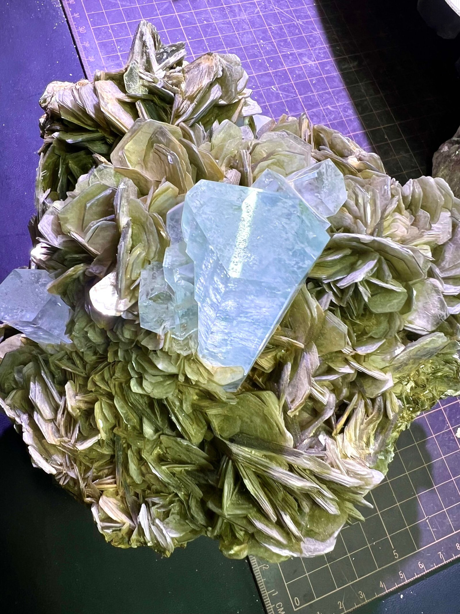 Rare Aquamarine Specimen - Nagar Mine - 图片 4