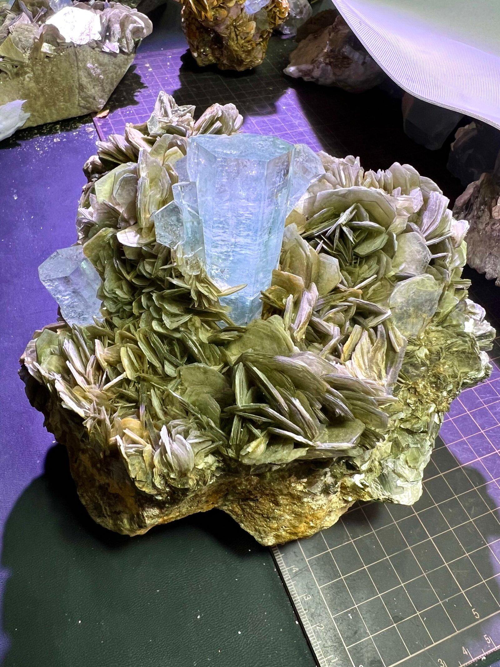 Rare Aquamarine Specimen - Nagar Mine - 图片 5
