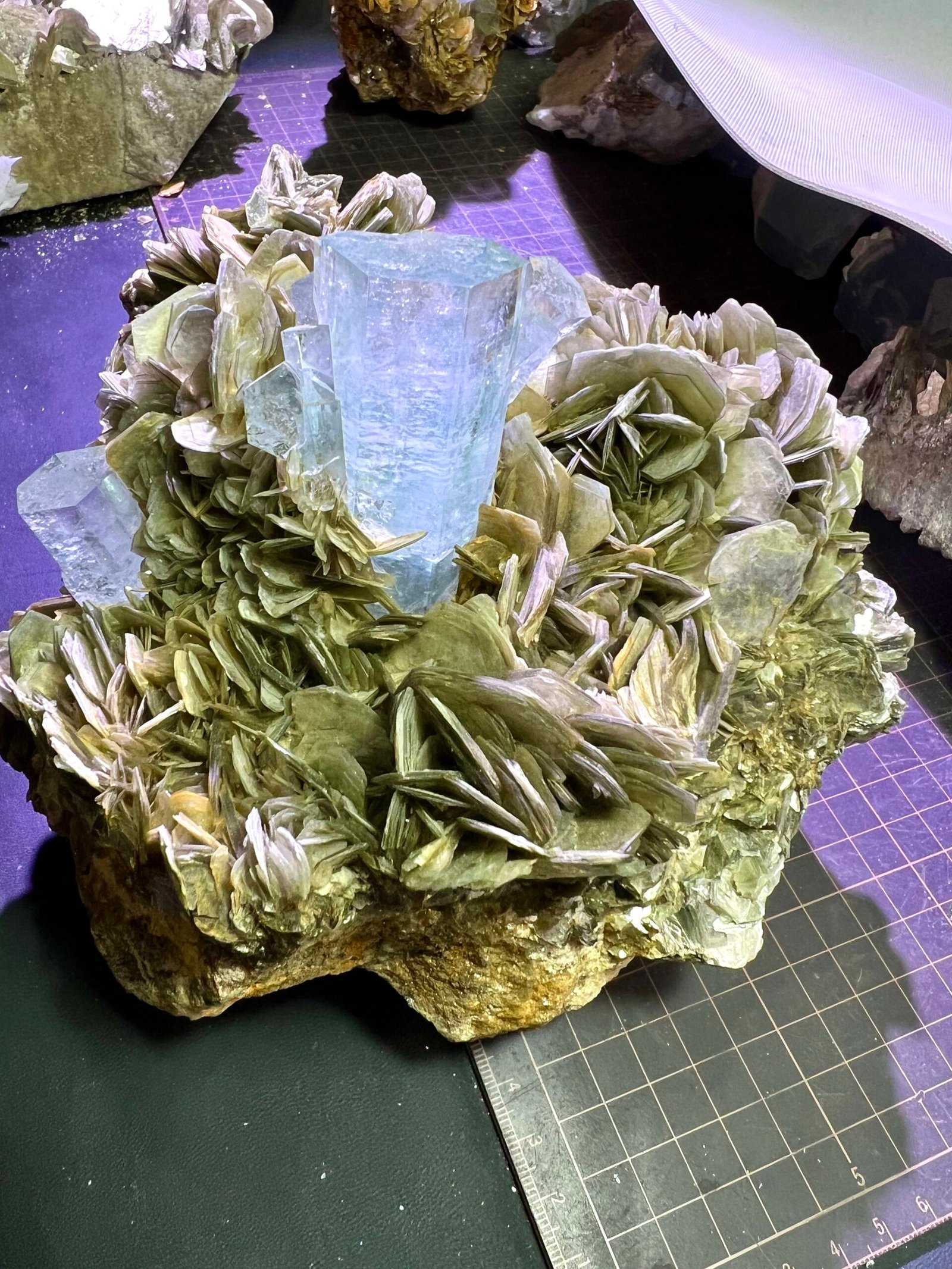 Rare Aquamarine Specimen - Nagar Mine - 图片 6